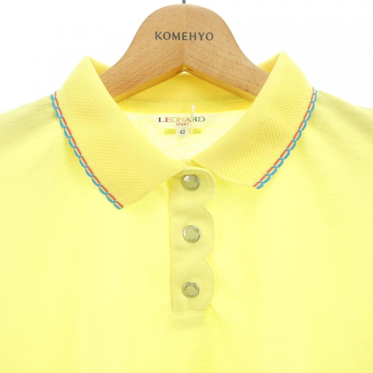 Other Leonard Leonard Sport Cotton Polo Shirt Textile Tops DUTY FREE for USA Size ONE SIZE - 5 Thumbnail