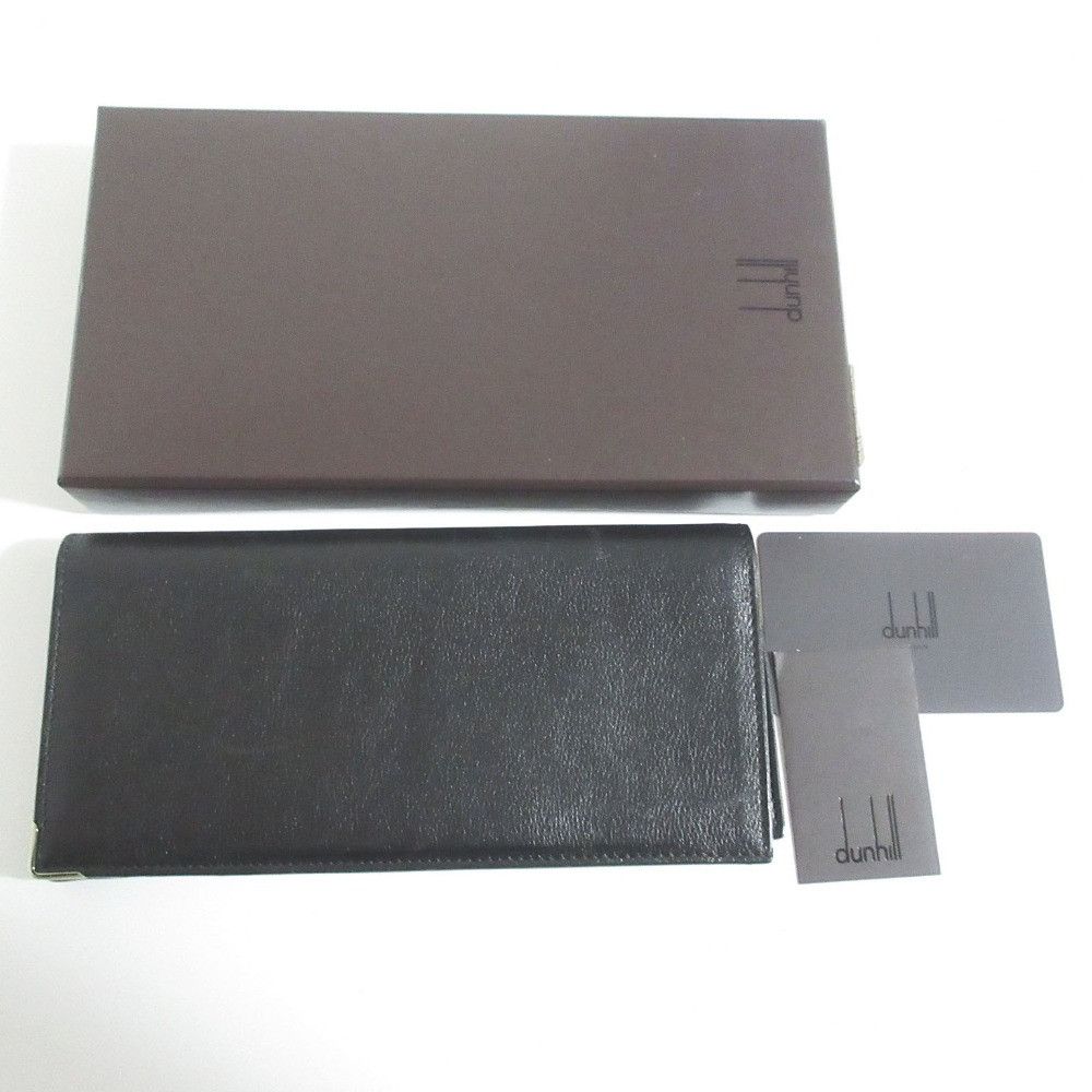 Other Dunhill Dunhill Leather Long Bifold Wallet Leather Long Wallet DUTY FREE for USA Size ONE SIZE - 7 Thumbnail