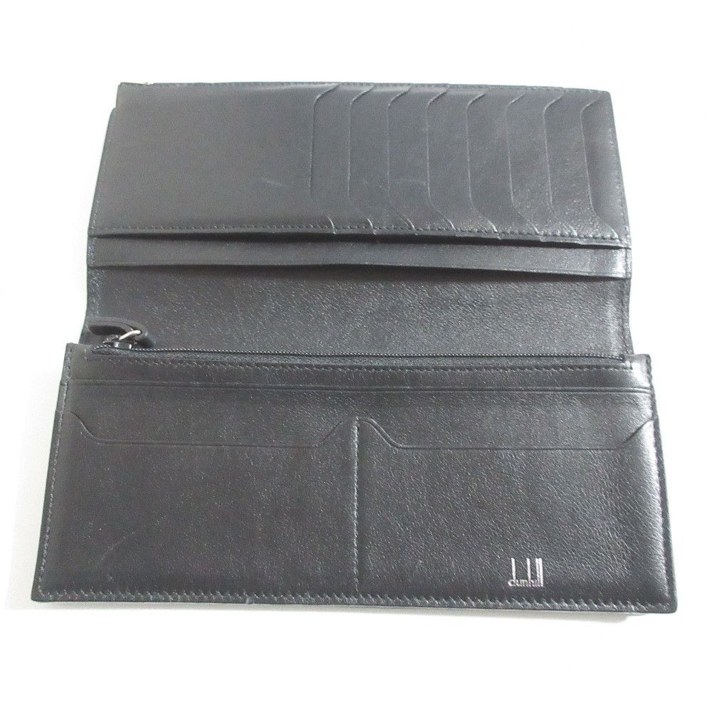 Other Dunhill Dunhill Leather Long Bifold Wallet Leather Long Wallet DUTY FREE for USA Size ONE SIZE - 4 Thumbnail