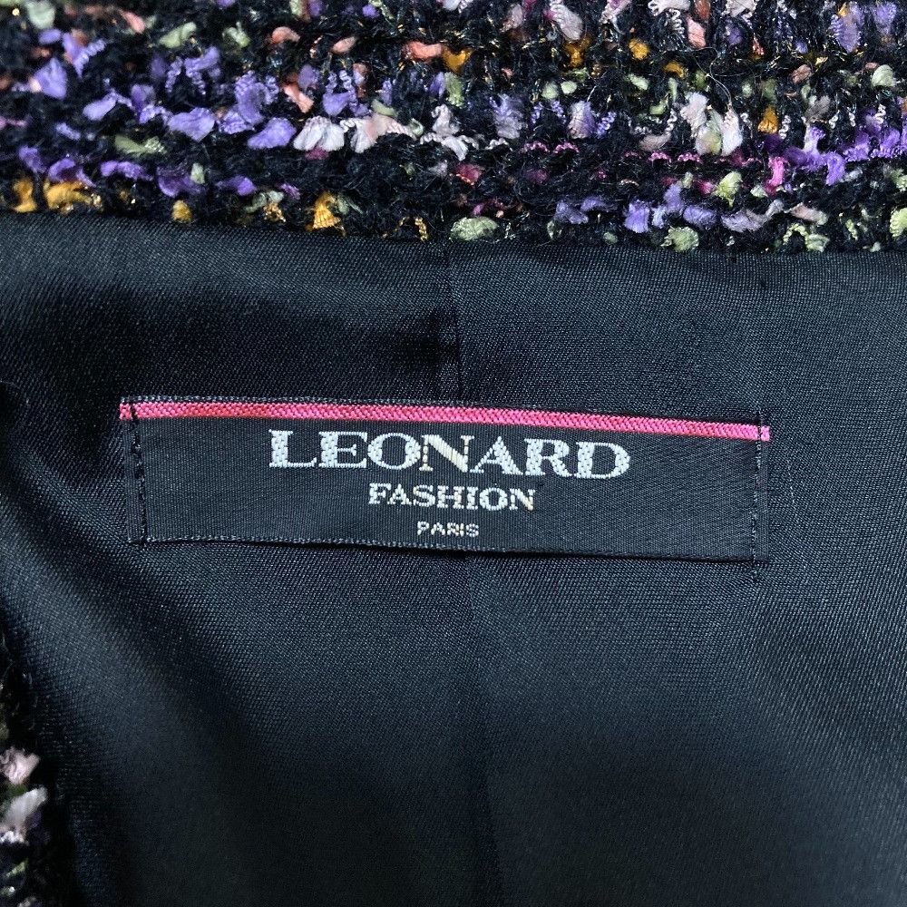 Other Leonard LEONARD FASHION Tweed Tailored Jacket Textile Outerwear DUTY FREE for USA Size ONE SIZE - 9 Thumbnail