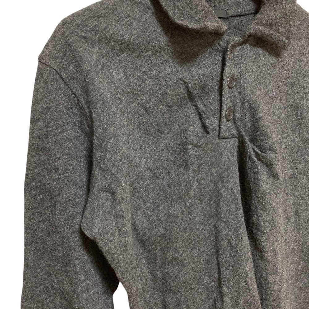 Other Yoji Yamamoto Yohji Yamamoto Wool Knit Polo Shirt Textile Tops YET64133 DUTY FREE for USA Size ONE SIZE - 2 Thumbnail