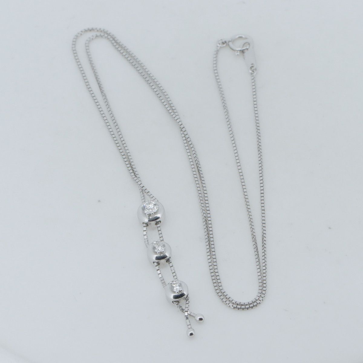 Other Tasaki Tasaki Au750 Diamond Necklace Precious Metal Necklace DUTY FREE for USA Size ONE SIZE - 2 Thumbnail