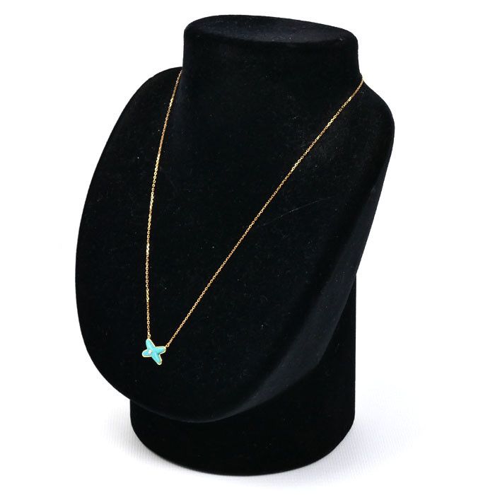 Other Chaumet Chaumet Jeux de Liens Au750 Pink Gold Diamond Turquoise Necklace Precious Metal Necklace 082932 DUTY FREE for USA Size ONE SIZE - 6 Thumbnail