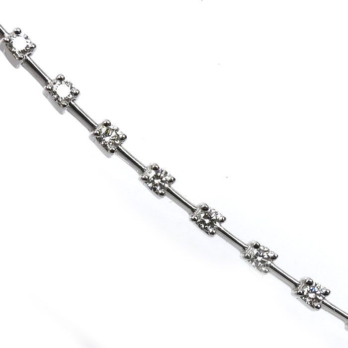 Other Tasaki TASAKI Au750 White Gold Diamond Bracelet Precious Metal Bracelet DUTY FREE for USA Size ONE SIZE - 2 Thumbnail