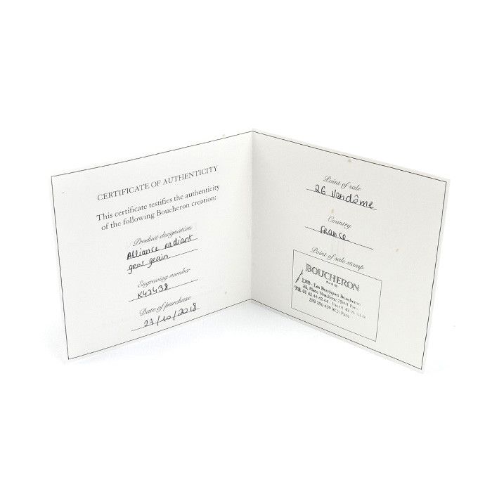 Other Boucheron Boucheron Quatre Radiant Au750 Diamond Ring Size 8 Precious Metal Ring JAL00134 DUTY FREE for USA Size ONE SIZE - 8 Thumbnail