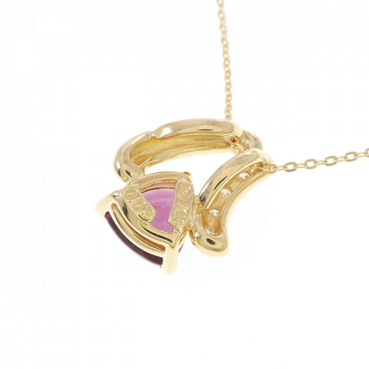 Other Tasaki Tasaki Garnet Diamond Au750 Necklace Precious Metal Necklace DUTY FREE for USA Size ONE SIZE - 4 Thumbnail