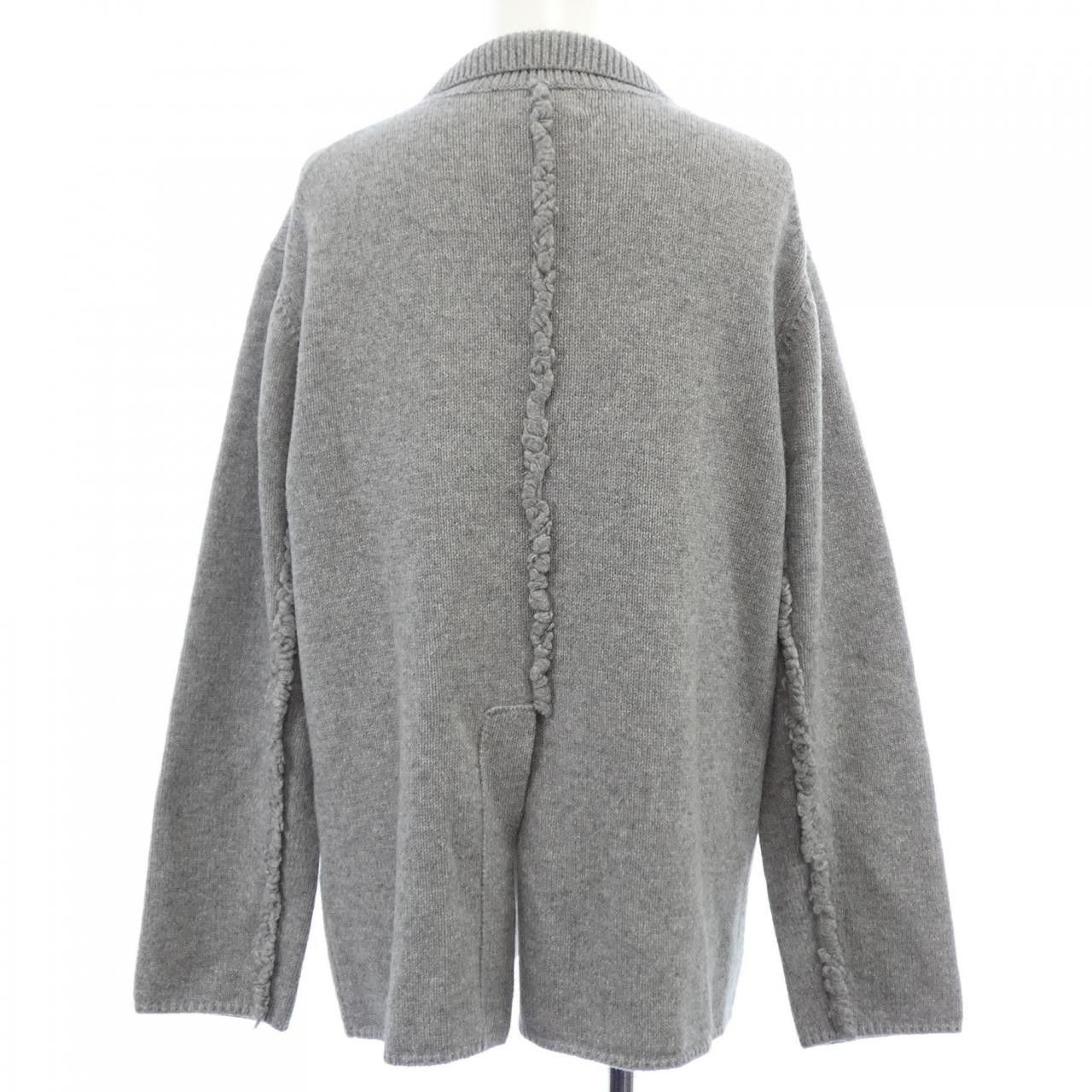 Other Yoji Yamamoto Pool Homme Yohji Yamamoto Pour Homme Knit Cardigan Textile Tops HE-K68-174 DUTY FREE for USA Size ONE SIZE - 2 Thumbnail
