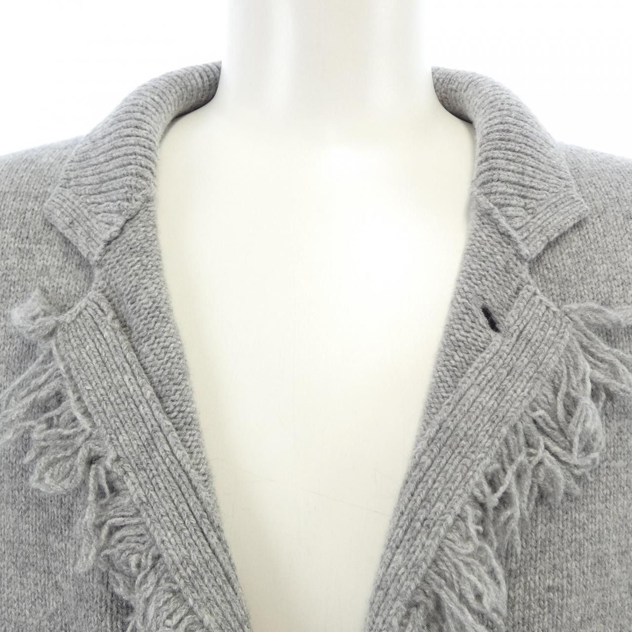 Other Yoji Yamamoto Pool Homme Yohji Yamamoto Pour Homme Knit Cardigan Textile Tops HE-K68-174 DUTY FREE for USA Size ONE SIZE - 5 Thumbnail