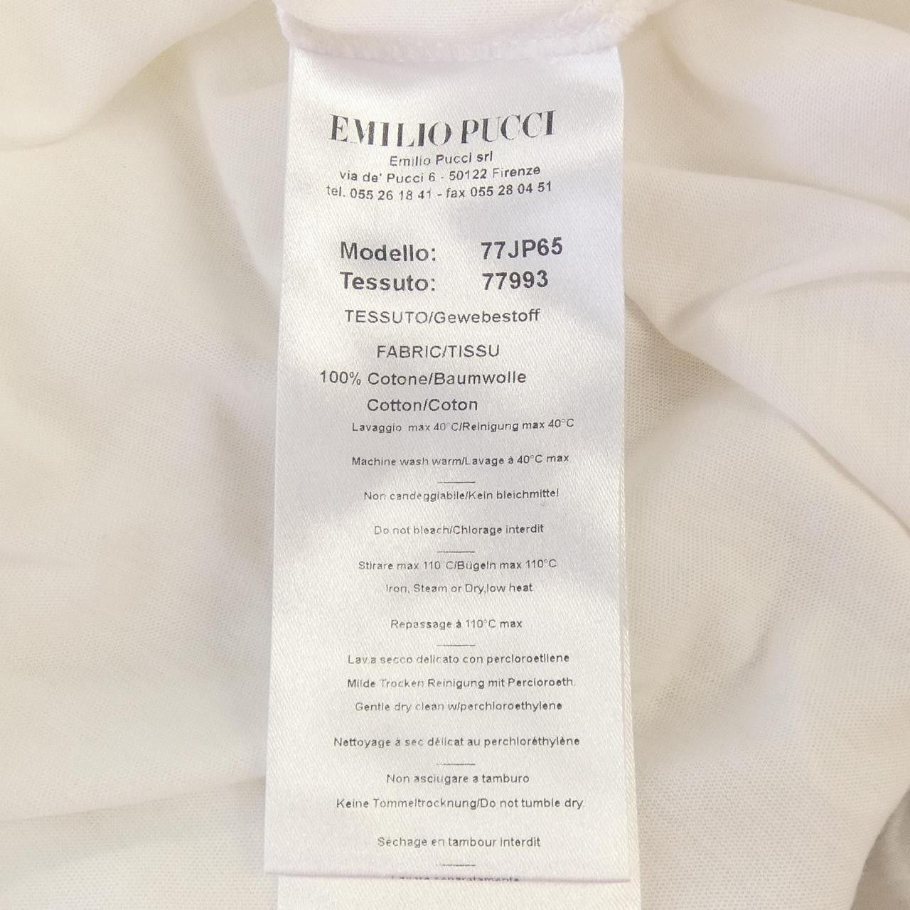 Other Pucci Emilio Pucci Cotton T Shirt Textile T-Shirts DUTY FREE for USA Size ONE SIZE - 3 Thumbnail