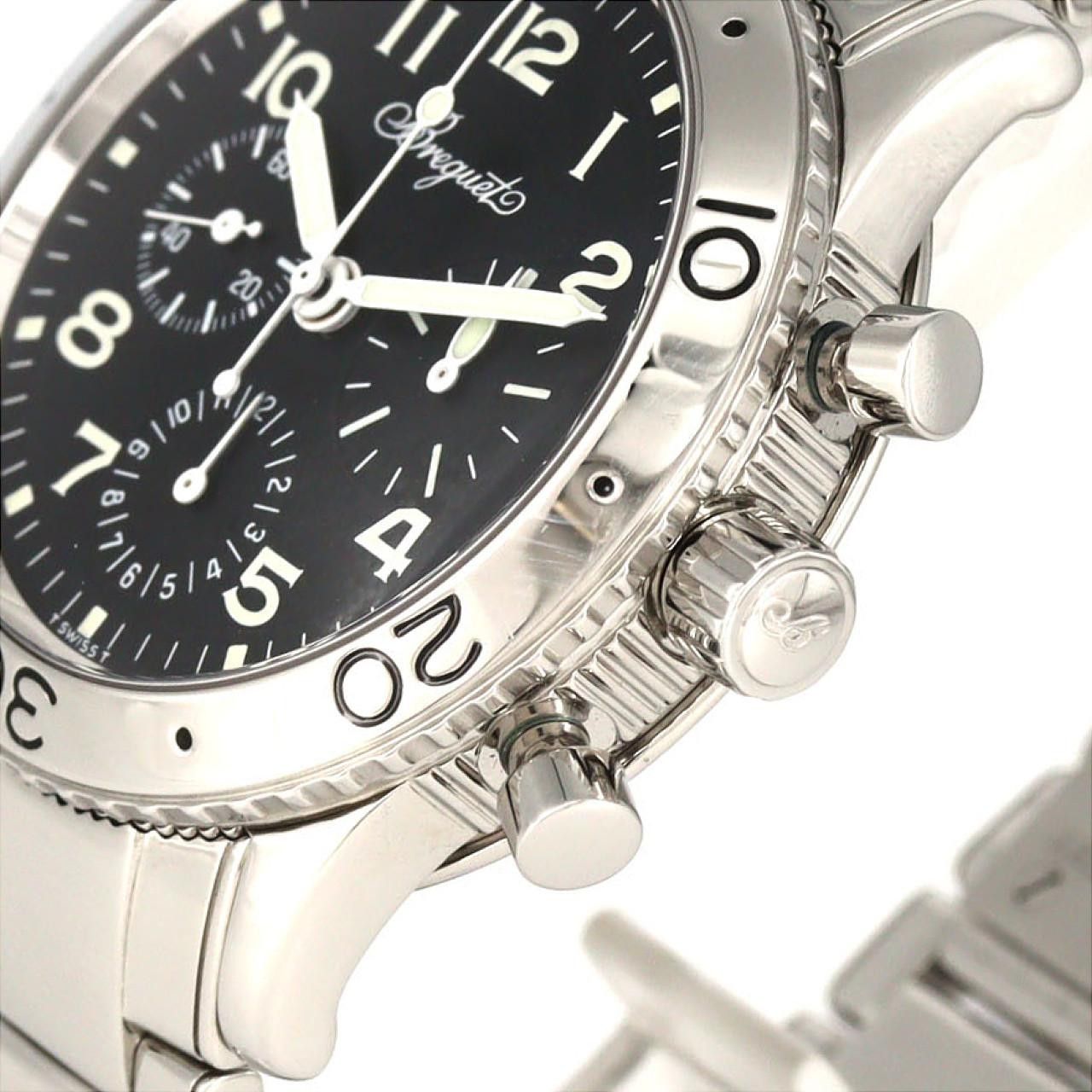 Other Breguet Breguet Aeronavale Stainless Steel Mens Metal Automatic 3800ST/92/SW9 DUTY FREE for USA Size ONE SIZE - 3 Thumbnail