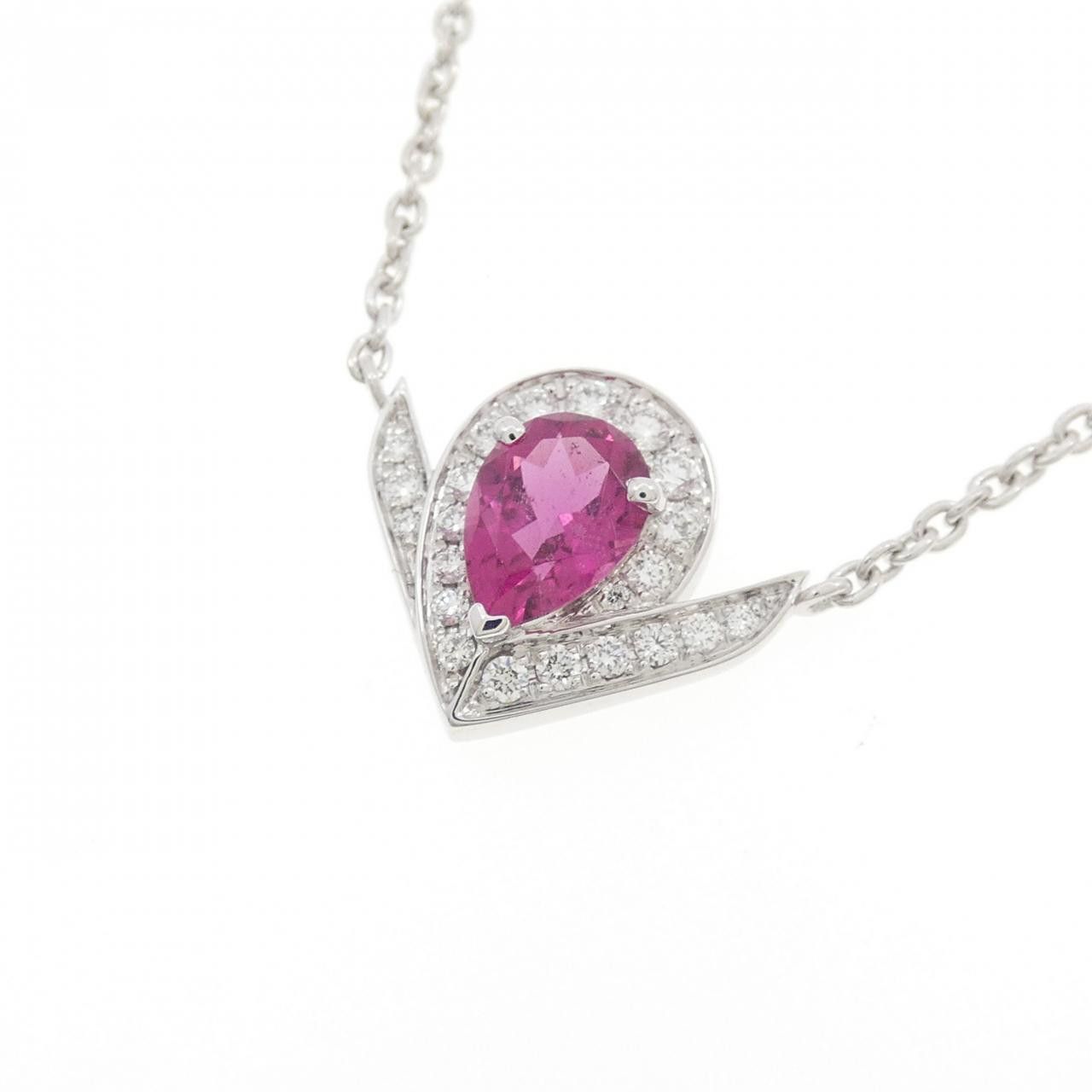 Other Chaumet Chaumet Joséphine 750 White Gold Diamond Tourmaline Necklace Precious Metal Necklace 085145 DUTY FREE for USA Size ONE SIZE - 3 Thumbnail