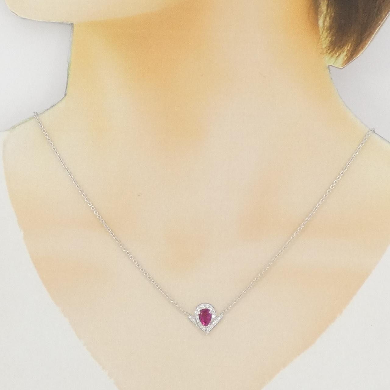 Other Chaumet Chaumet Joséphine 750 White Gold Diamond Tourmaline Necklace Precious Metal Necklace 085145 DUTY FREE for USA Size ONE SIZE - 6 Thumbnail