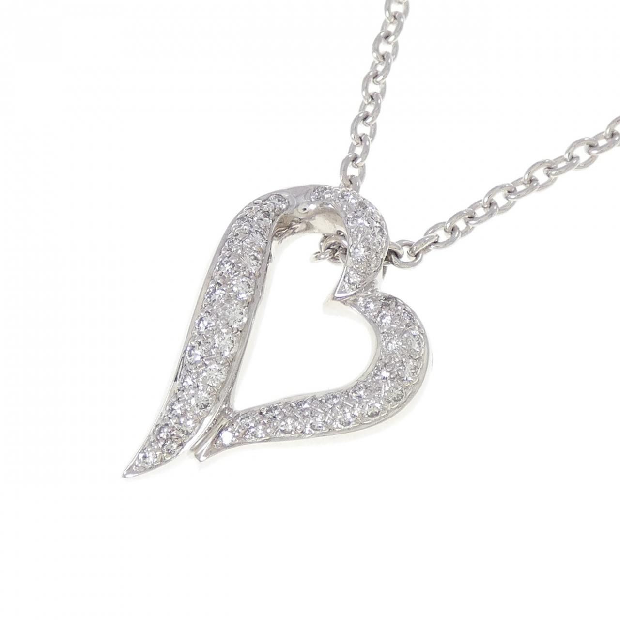 Other Boucheron Boucheron B Collection 750 White Gold Diamond Necklace Precious Metal Necklace DUTY FREE for USA Size ONE SIZE - 3 Thumbnail