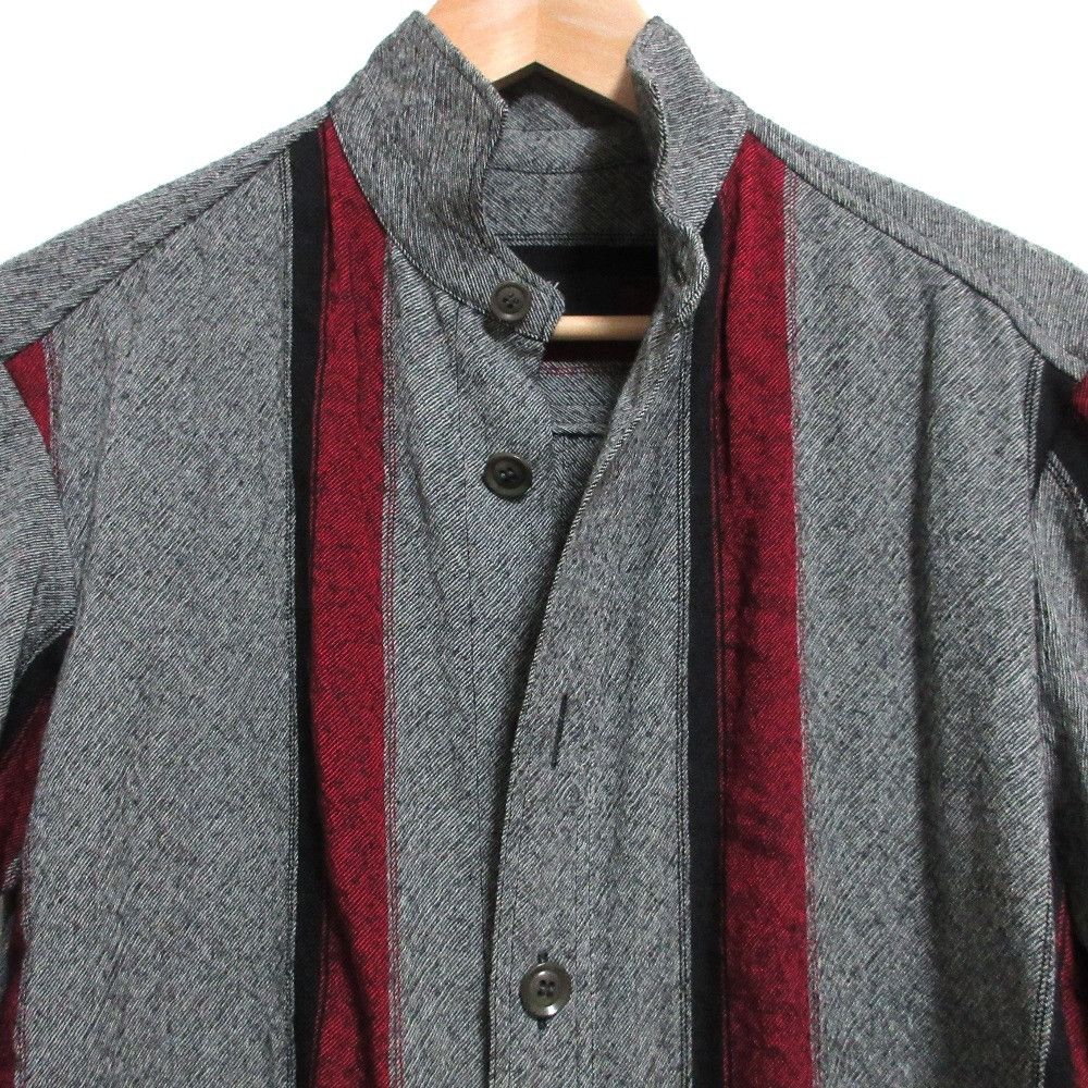 Other Yoji Yamamoto Yohji Yamamoto YF-D21-114 Wool Blend Stripe Dress Textile Dresses YF-D21-114 DUTY FREE for USA Size ONE SIZE - 4 Thumbnail