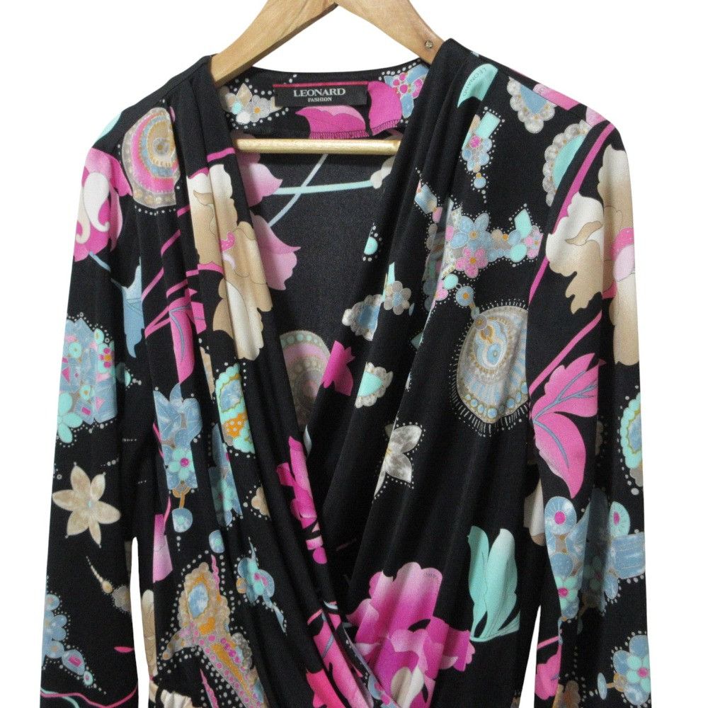 Other Leonard Leonard Fashion Flower Dress Textile Dresses DUTY FREE for USA Size ONE SIZE - 4 Thumbnail
