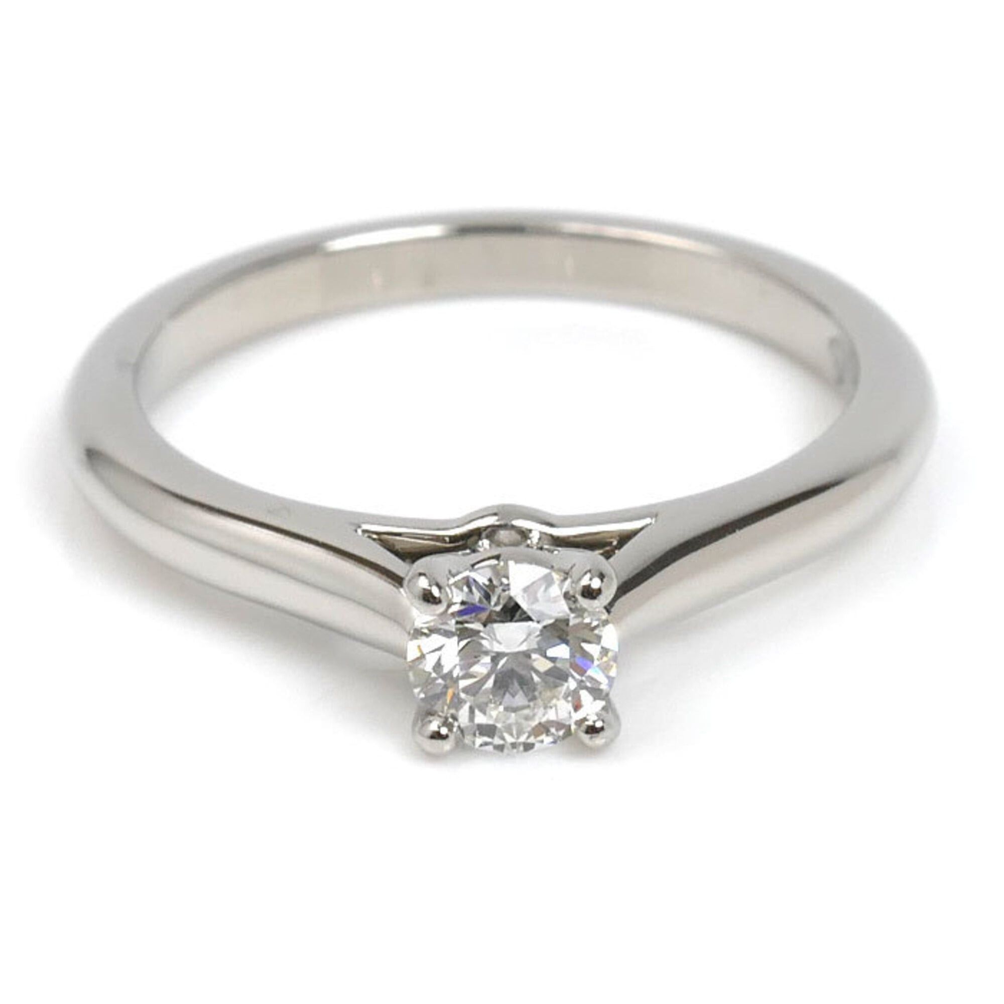 Cartier Cartier Pt950 Platinum Solitaire 1895 Ring N4163600 Diamond 0.31ct 50 3.8g Women's Size ONE SIZE - 3 Thumbnail