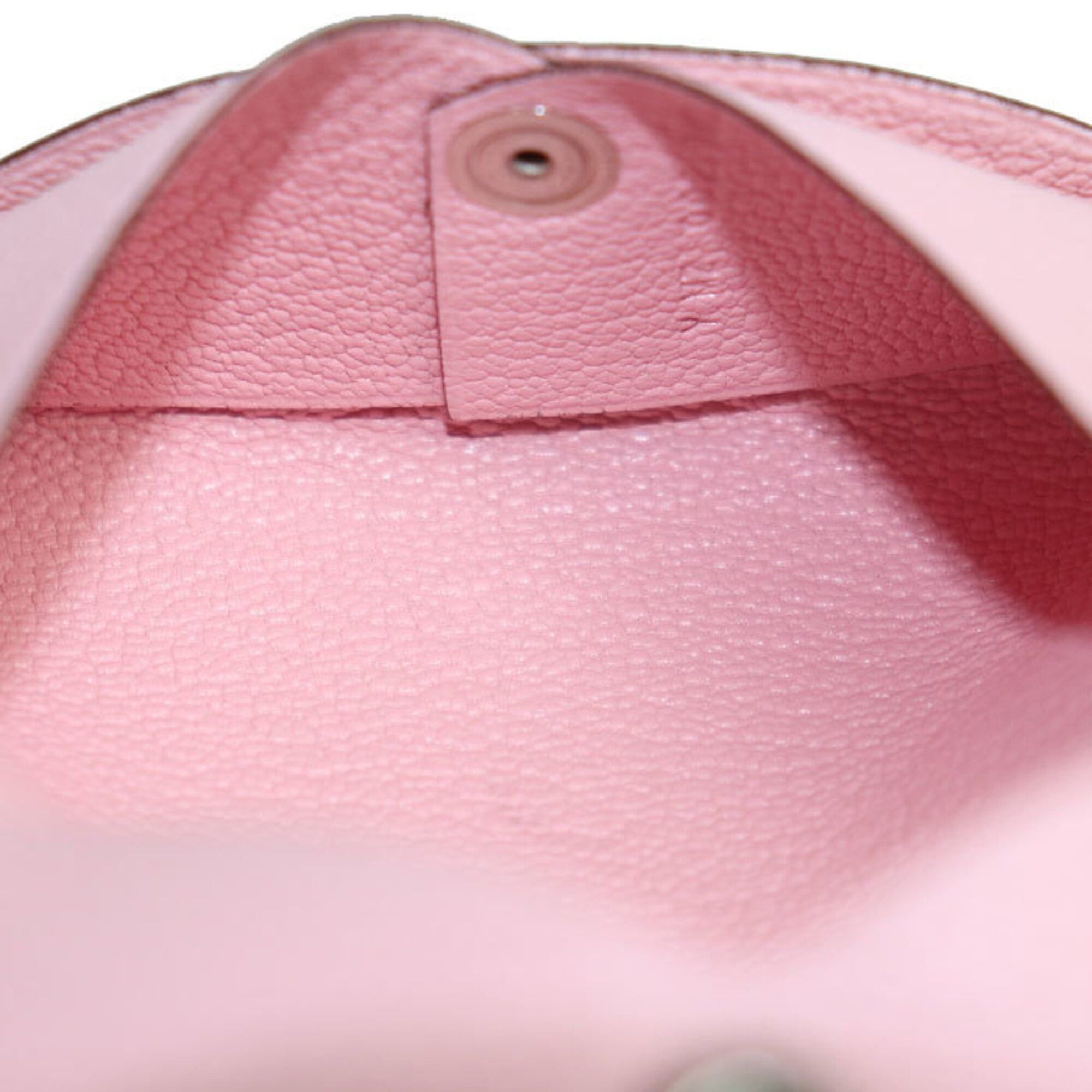 Hermes HERMES Calvi Coin Purse/Coin Case, Pink, Y Stamp, Women's Size ONE SIZE - 4 Thumbnail