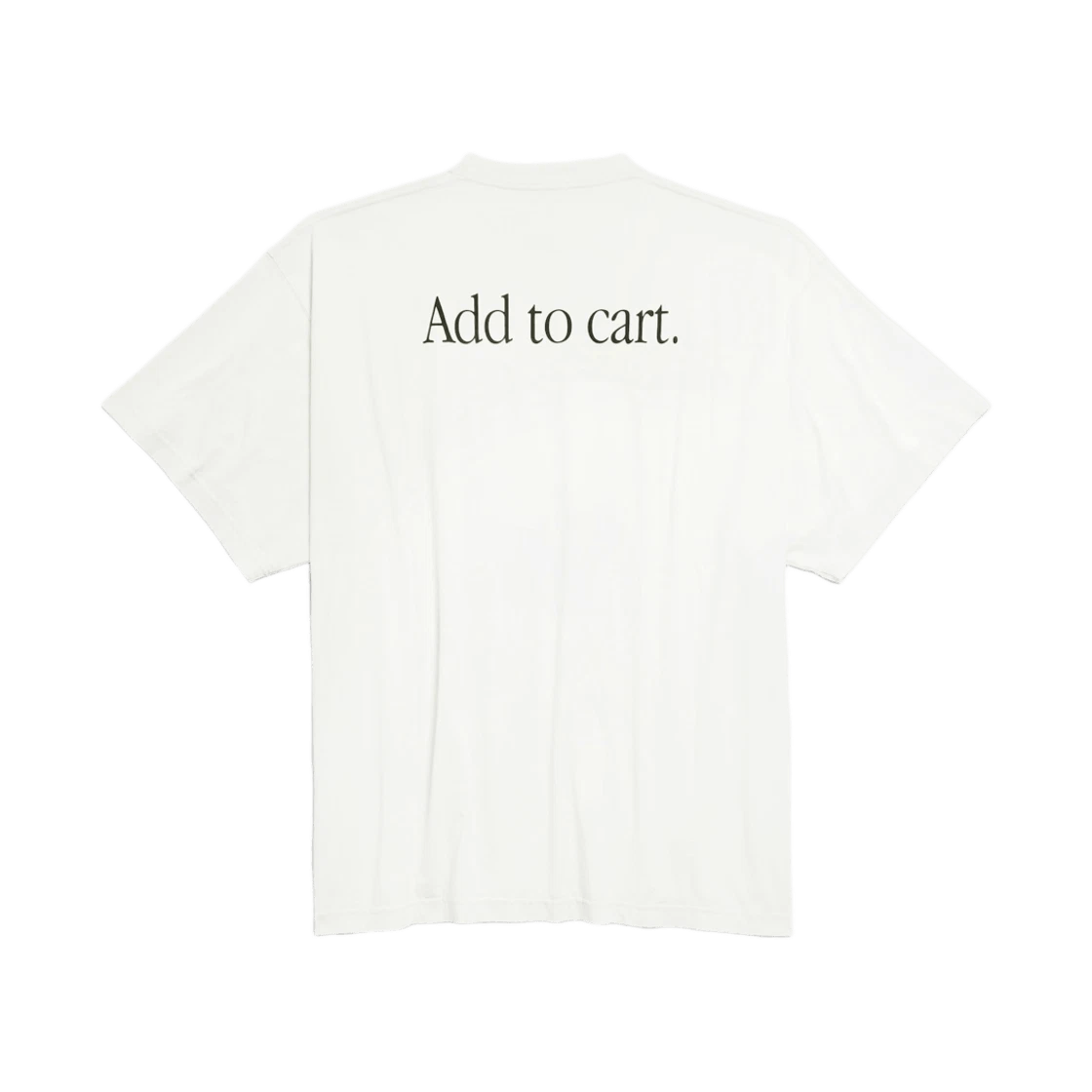 Balenciaga basketball sneaker t-shirt oversized dirty white Size US XS / EU 42 / 0 - 2 Thumbnail