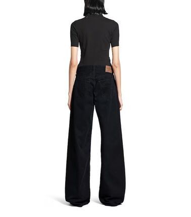 Balenciaga wide leg baggy pants black Size US 34 / EU 50 - 4 Thumbnail