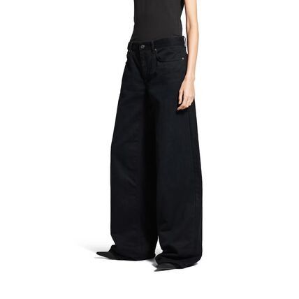 Balenciaga wide leg baggy pants black Size US 34 / EU 50 - 3 Thumbnail