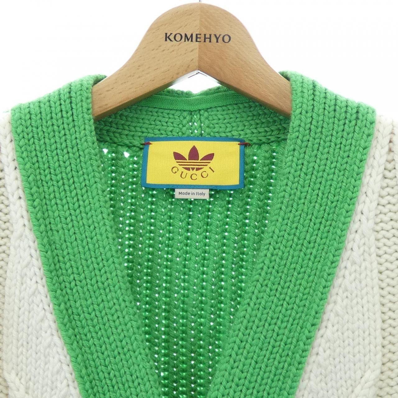 Gucci Gucci Gucci Cardigan Textile Tops 718007XKCRG DUTY FREE for USA Size ONE SIZE - 6 Thumbnail