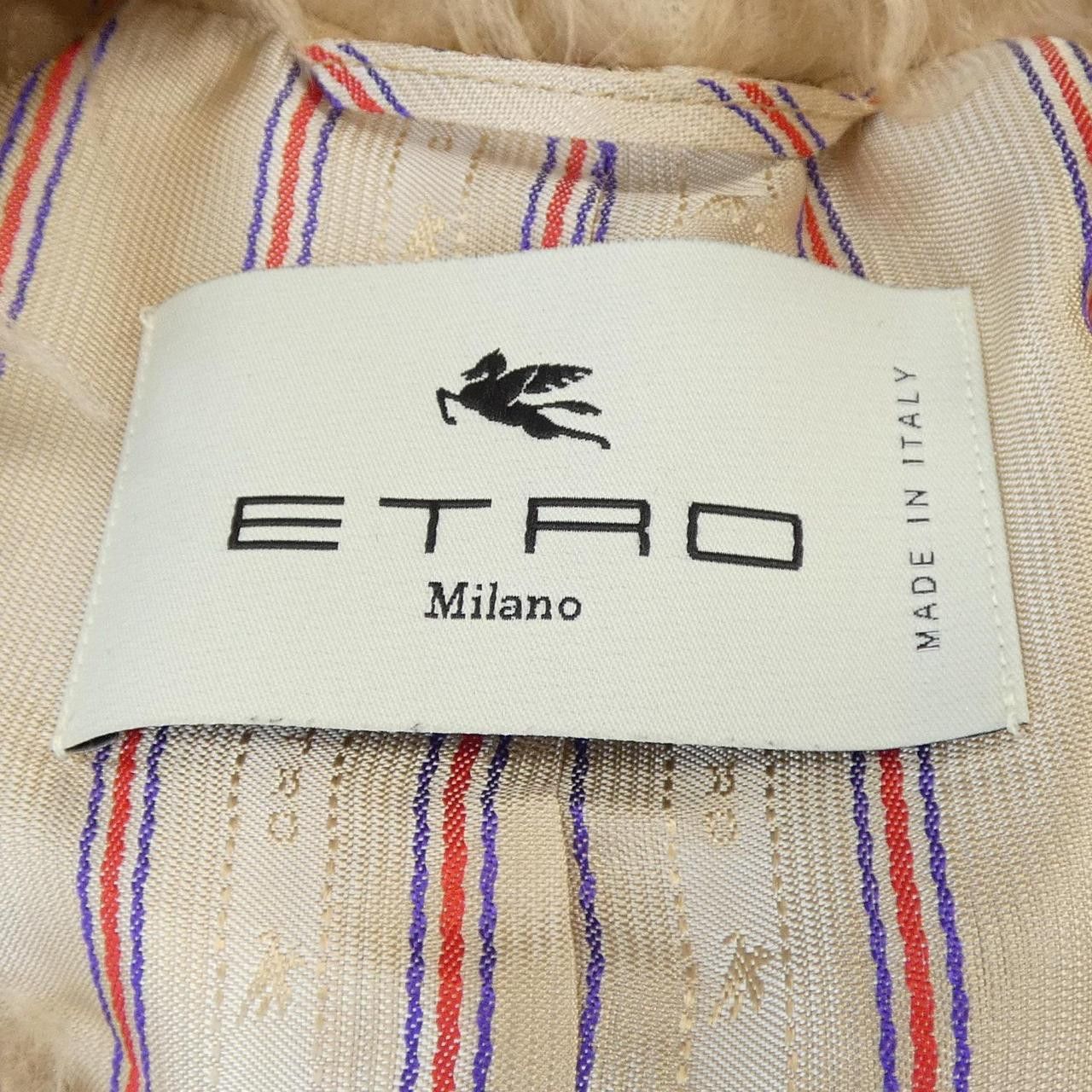 Etro Etro Etro Collarless Jacket Textile Outerwear DUTY FREE for USA Size ONE SIZE - 4 Thumbnail