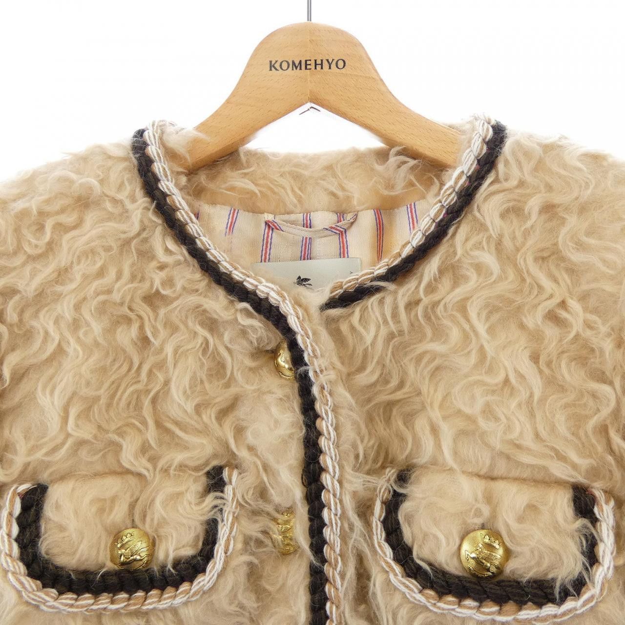 Etro Etro Etro Collarless Jacket Textile Outerwear DUTY FREE for USA Size ONE SIZE - 5 Thumbnail