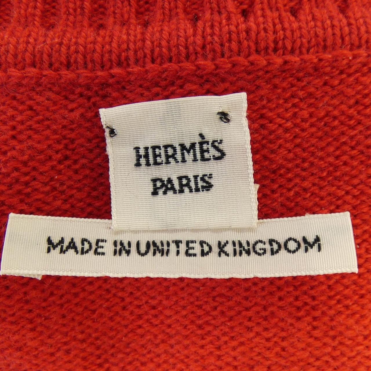 Hermes Hermes Hermes Cashmere Knit Textile Tops DUTY FREE for USA Size ONE SIZE - 4 Thumbnail