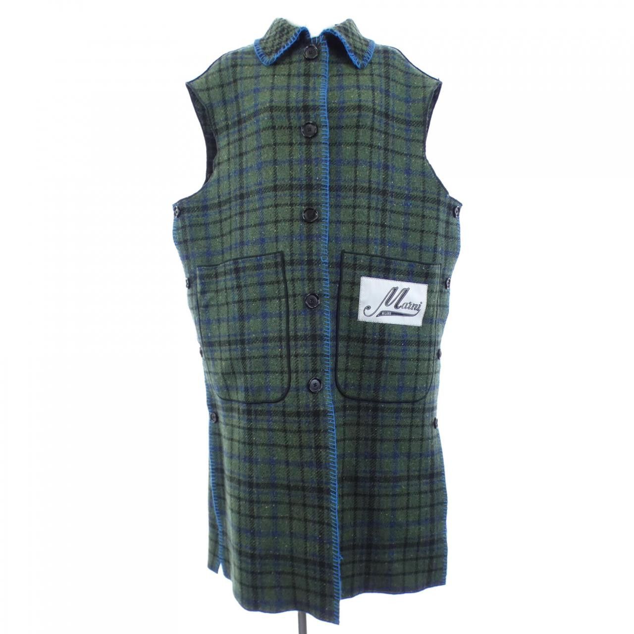 Marni Marni Marni Long Vest Textile Outerwear GLMA0050BM DUTY FREE for USA Size ONE SIZE - 7 Thumbnail