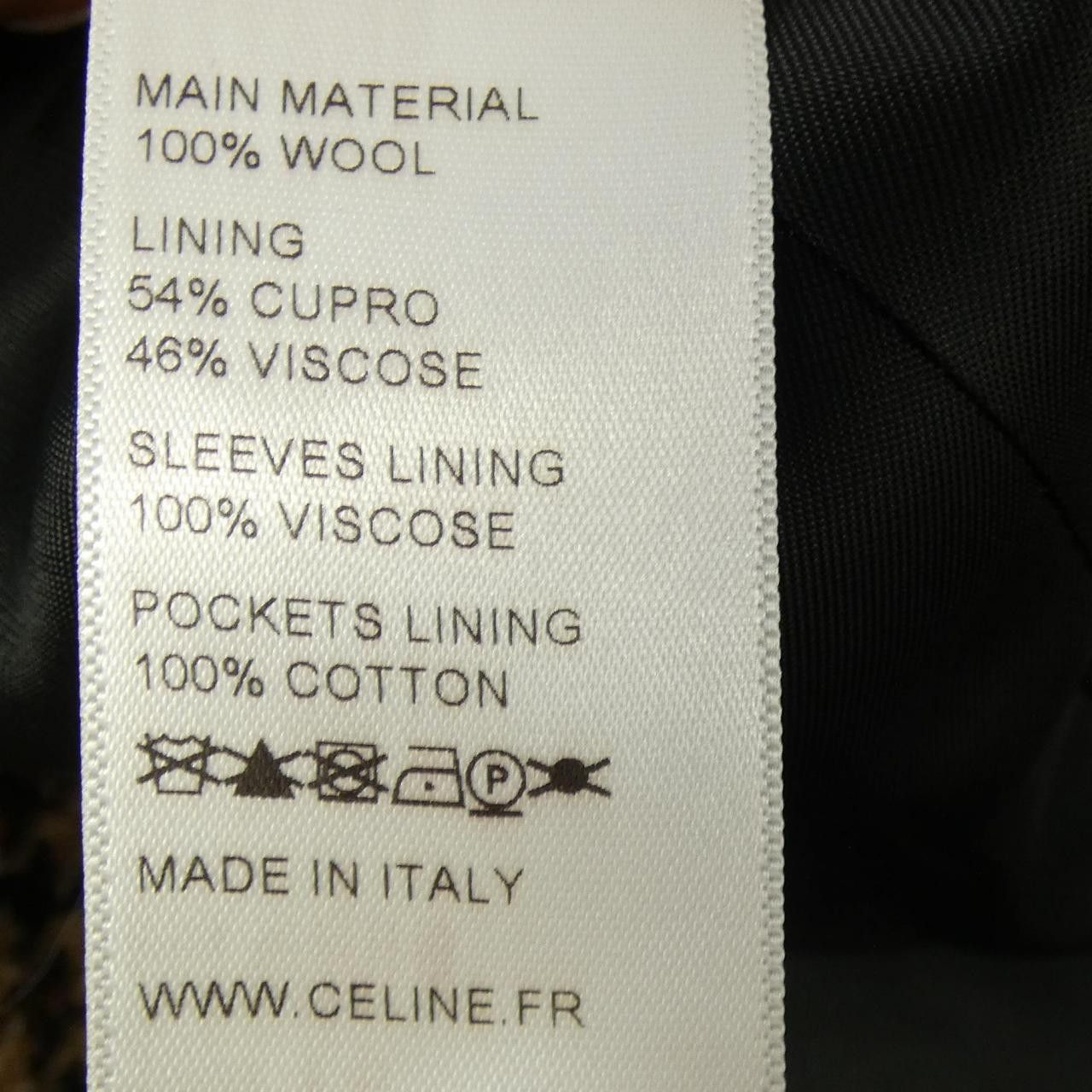 Celine Celine CELINE Wool Jacket Others Outerwear 2V60B708L DUTY FREE for USA Size ONE SIZE - 3 Thumbnail