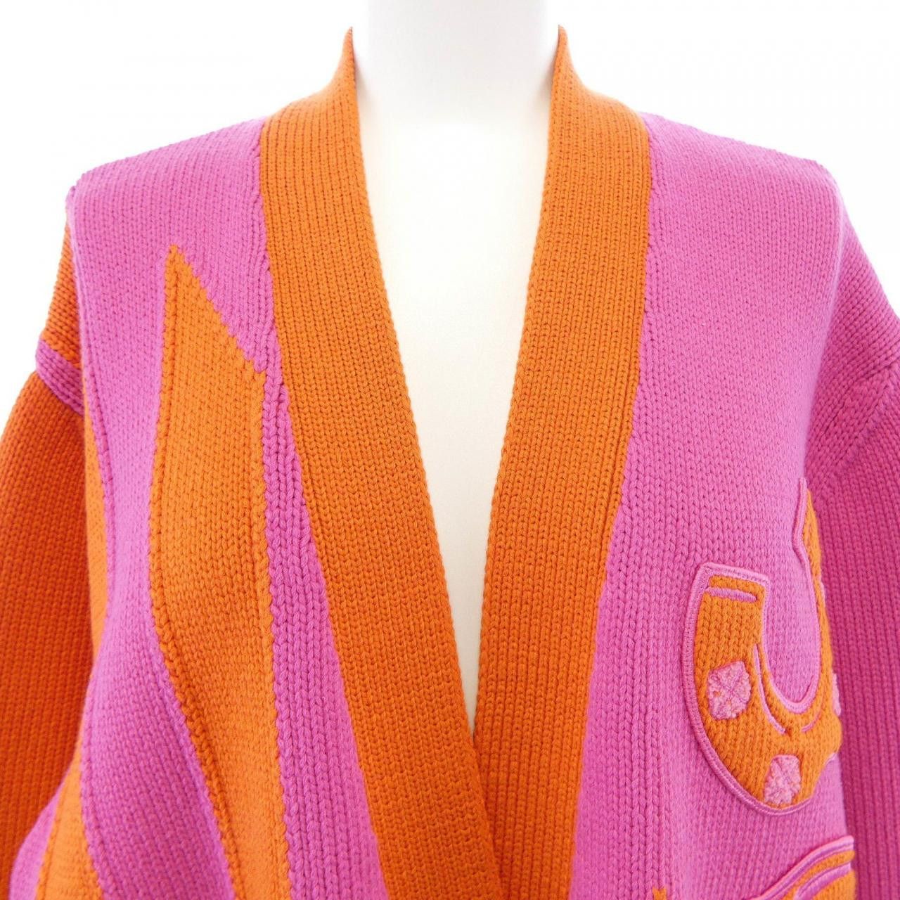 Hermes Hermes Hermes CANDY LIBRIS Cardigan38 Textile Tops DUTY FREE for USA Size ONE SIZE - 5 Thumbnail