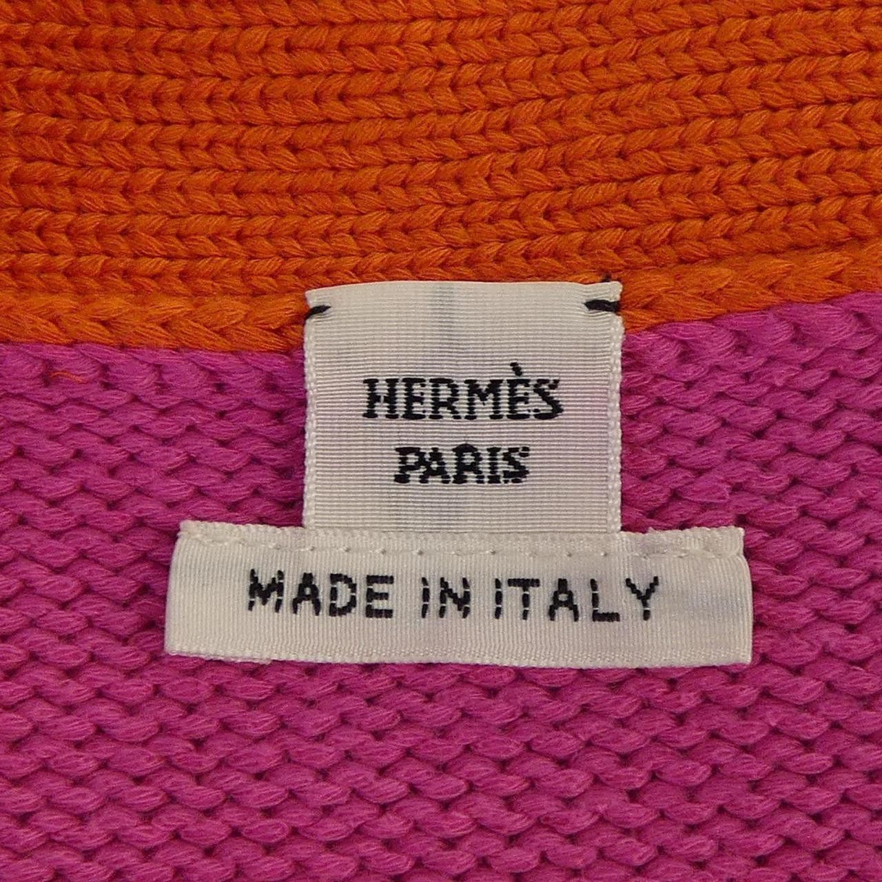 Hermes Hermes Hermes CANDY LIBRIS Cardigan38 Textile Tops DUTY FREE for USA Size ONE SIZE - 4 Thumbnail
