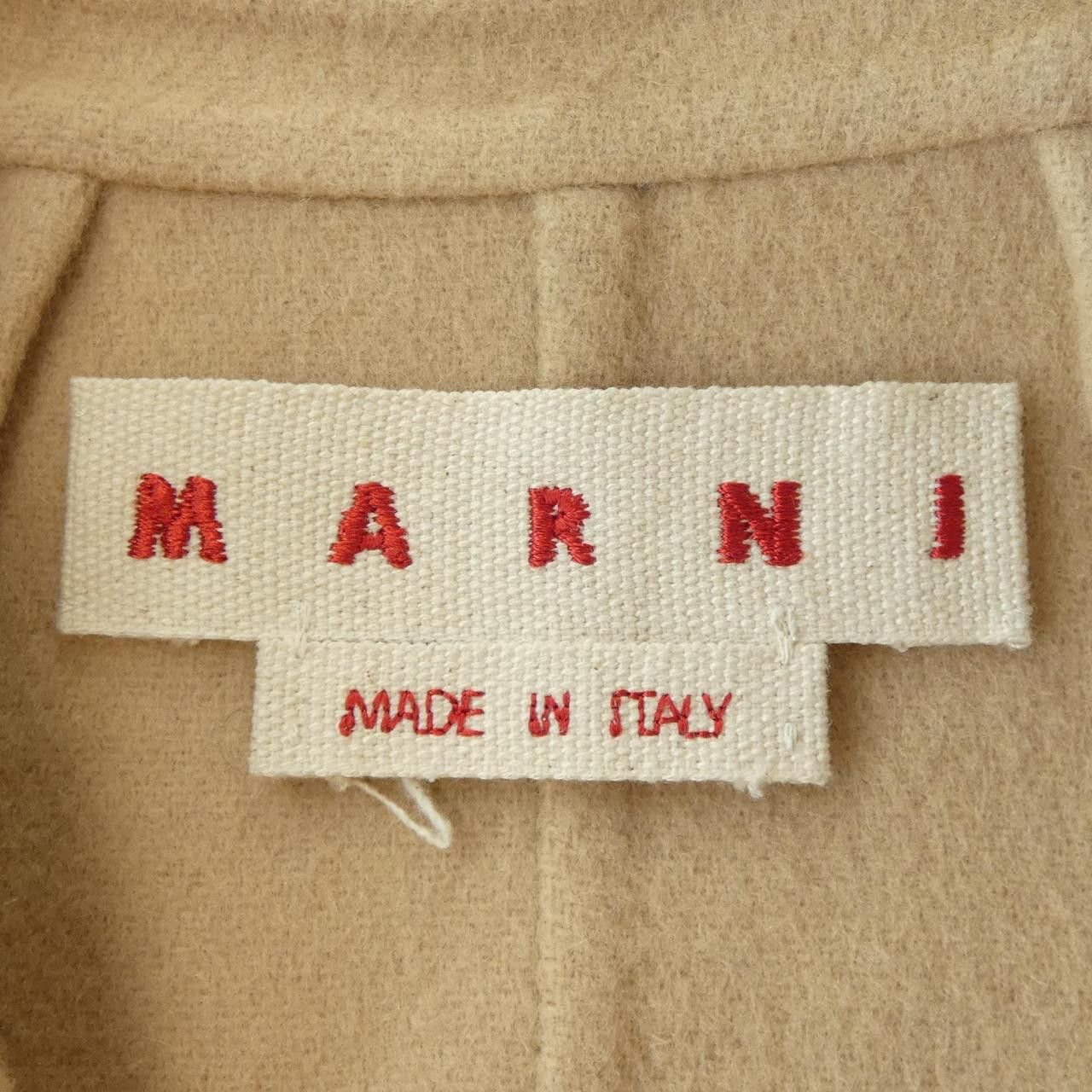 Marni Marni Marni Cashmere Blend Long Vest Textile Outerwear GLMA0073K0 DUTY FREE for USA Size ONE SIZE - 5 Thumbnail