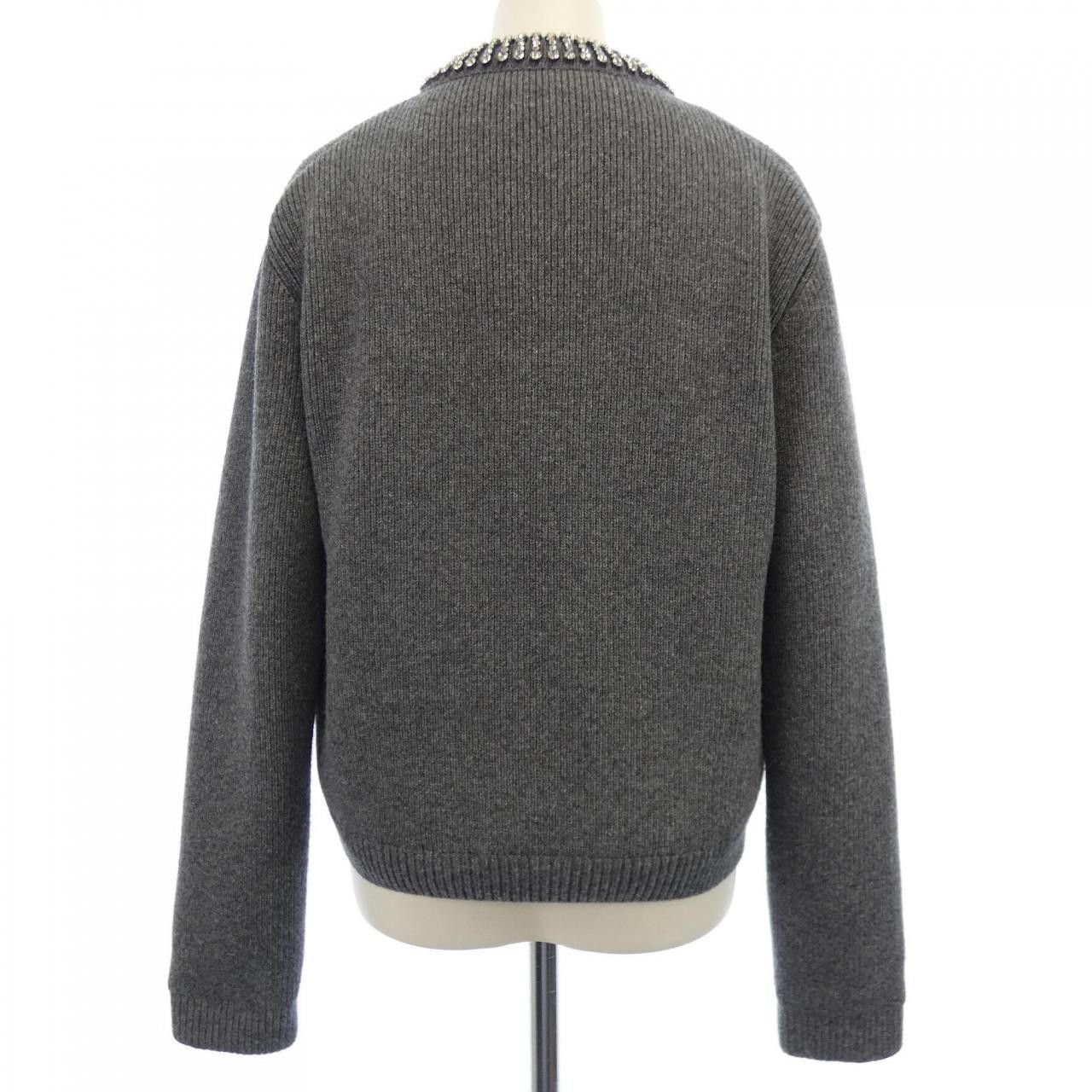 Gucci Gucci Gucci Wool Cardigan Textile Tops 807741XKEFH DUTY FREE for USA Size ONE SIZE - 2 Thumbnail