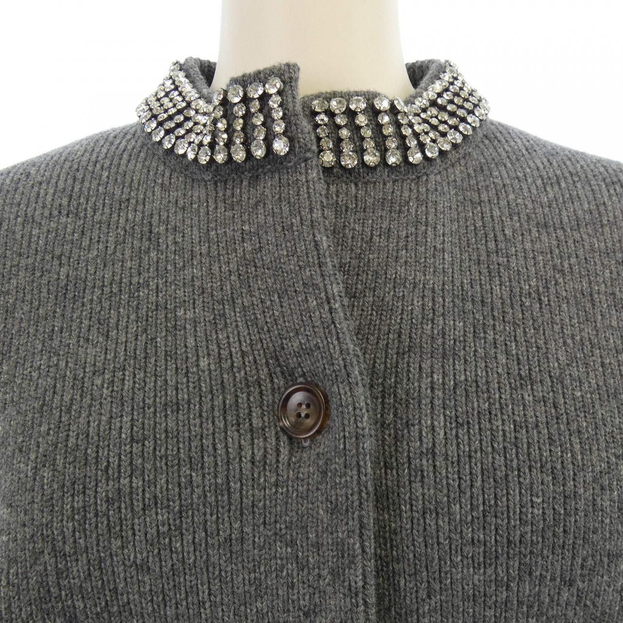 Gucci Gucci Gucci Wool Cardigan Textile Tops 807741XKEFH DUTY FREE for USA Size ONE SIZE - 5 Thumbnail