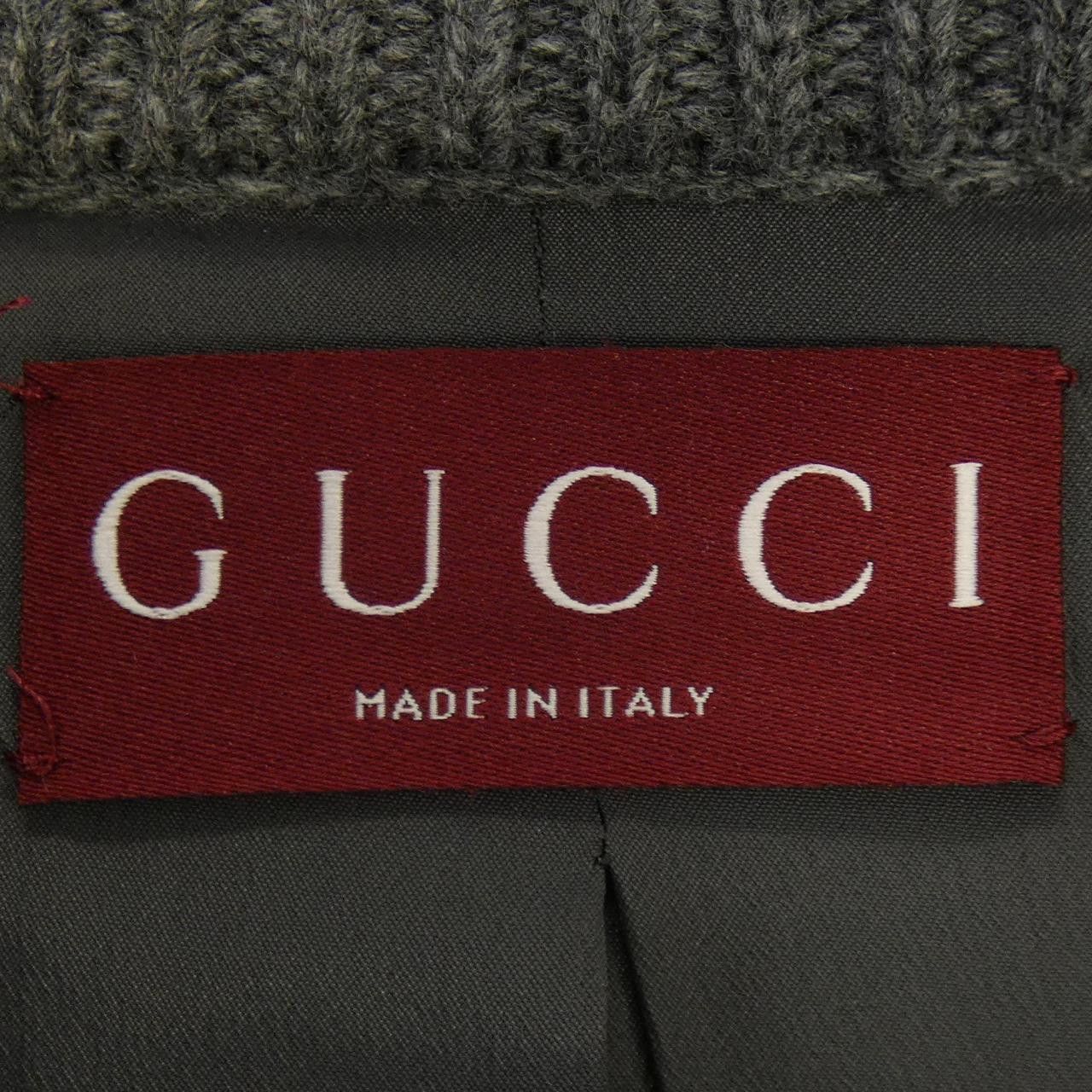 Gucci Gucci Gucci Wool Cardigan Textile Tops 807741XKEFH DUTY FREE for USA Size ONE SIZE - 4 Thumbnail