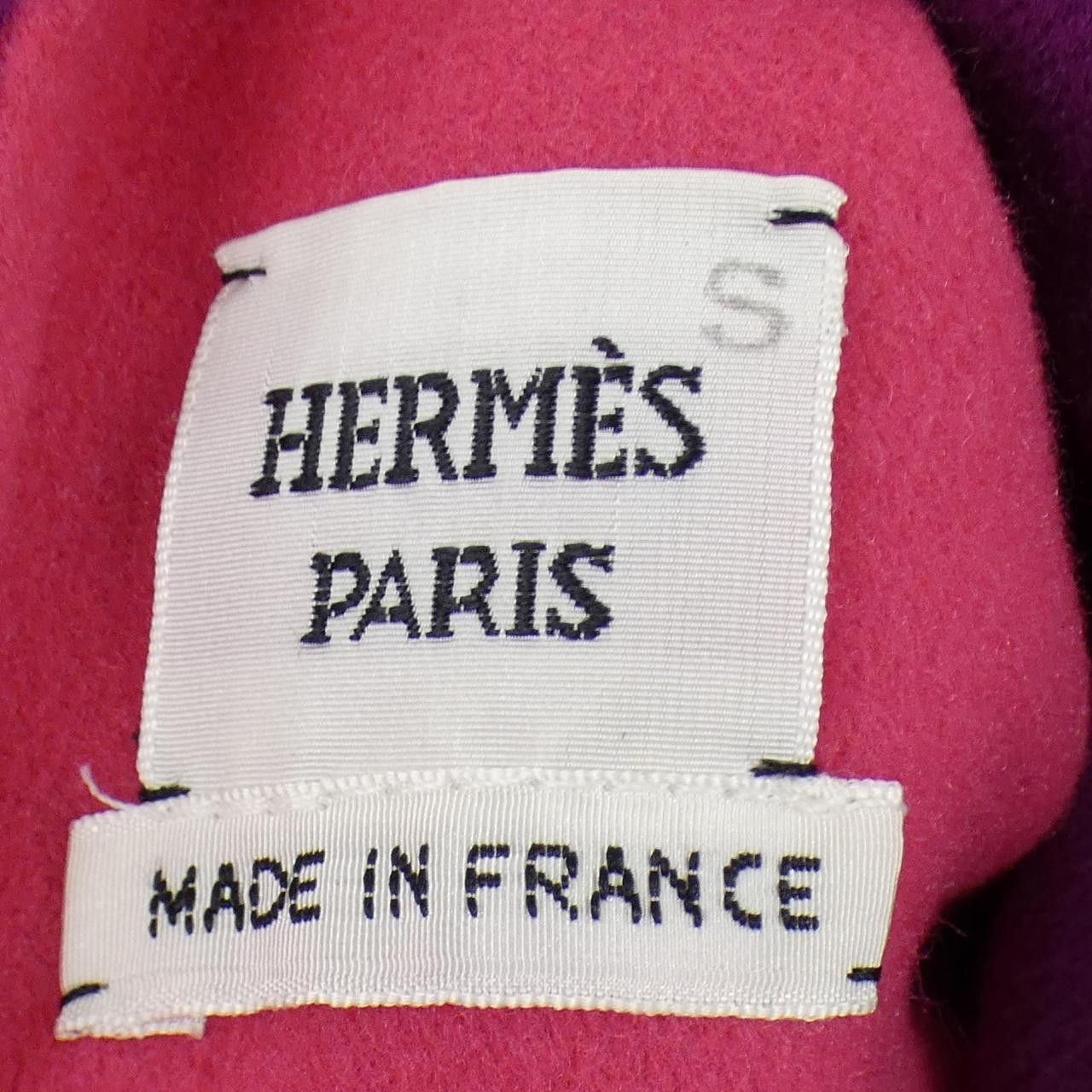 Hermes Hermes Hermes Double Face Cashmere Cape36 Textile Outerwear DUTY FREE for USA Size ONE SIZE - 4 Thumbnail