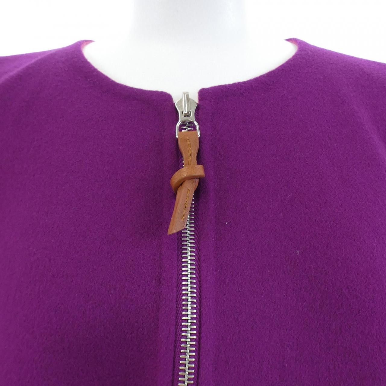 Hermes Hermes Hermes Double Face Cashmere Cape36 Textile Outerwear DUTY FREE for USA Size ONE SIZE - 5 Thumbnail