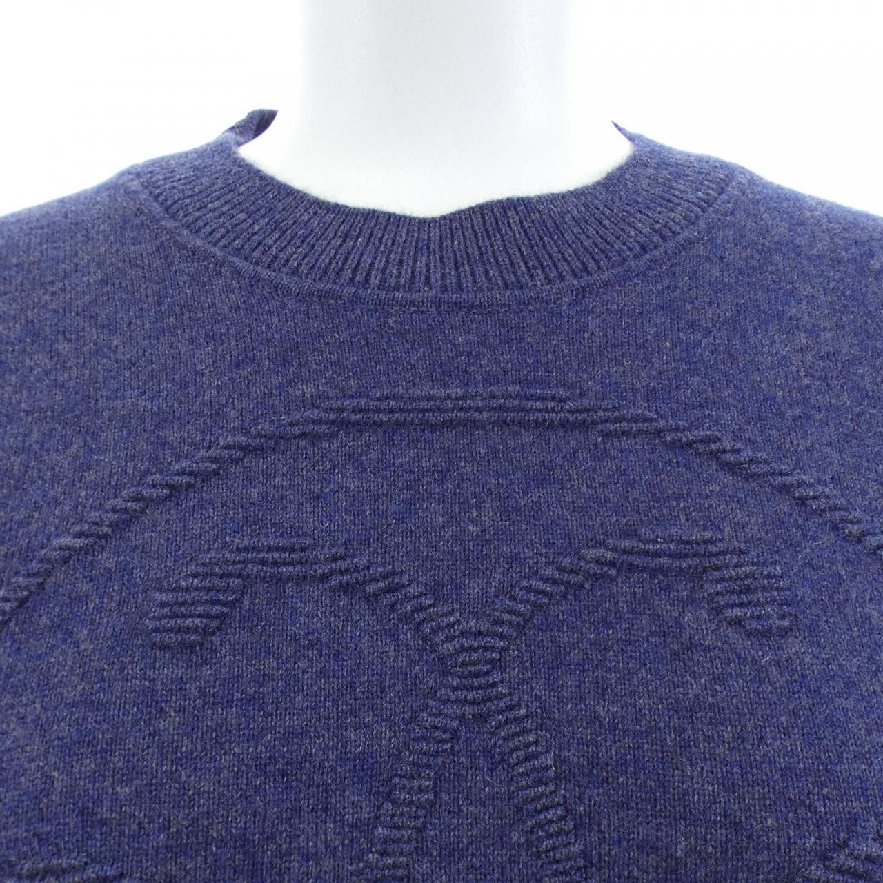 Hermes Hermes Hermes H Lift Cashmere Knit Textile Tops DUTY FREE for USA Size ONE SIZE - 5 Thumbnail