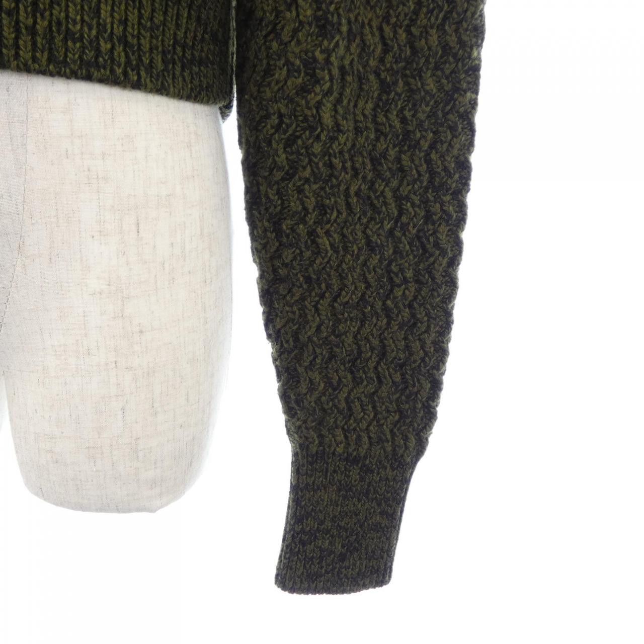 Louis Vuitton Louis Vuitton Louis Vuitton Rib Knit Cropped Turtleneck Cashmere Blend Knit Textile Tops FPKL23AMK DUTY FREE for USA Size ONE SIZE - 6 Thumbnail