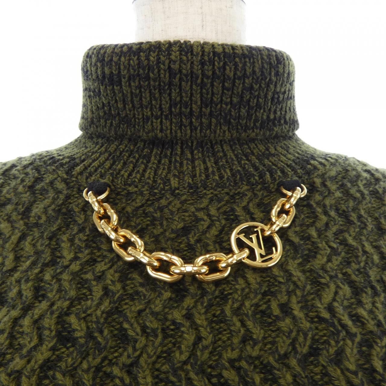 Louis Vuitton Louis Vuitton Louis Vuitton Rib Knit Cropped Turtleneck Cashmere Blend Knit Textile Tops FPKL23AMK DUTY FREE for USA Size ONE SIZE - 5 Thumbnail