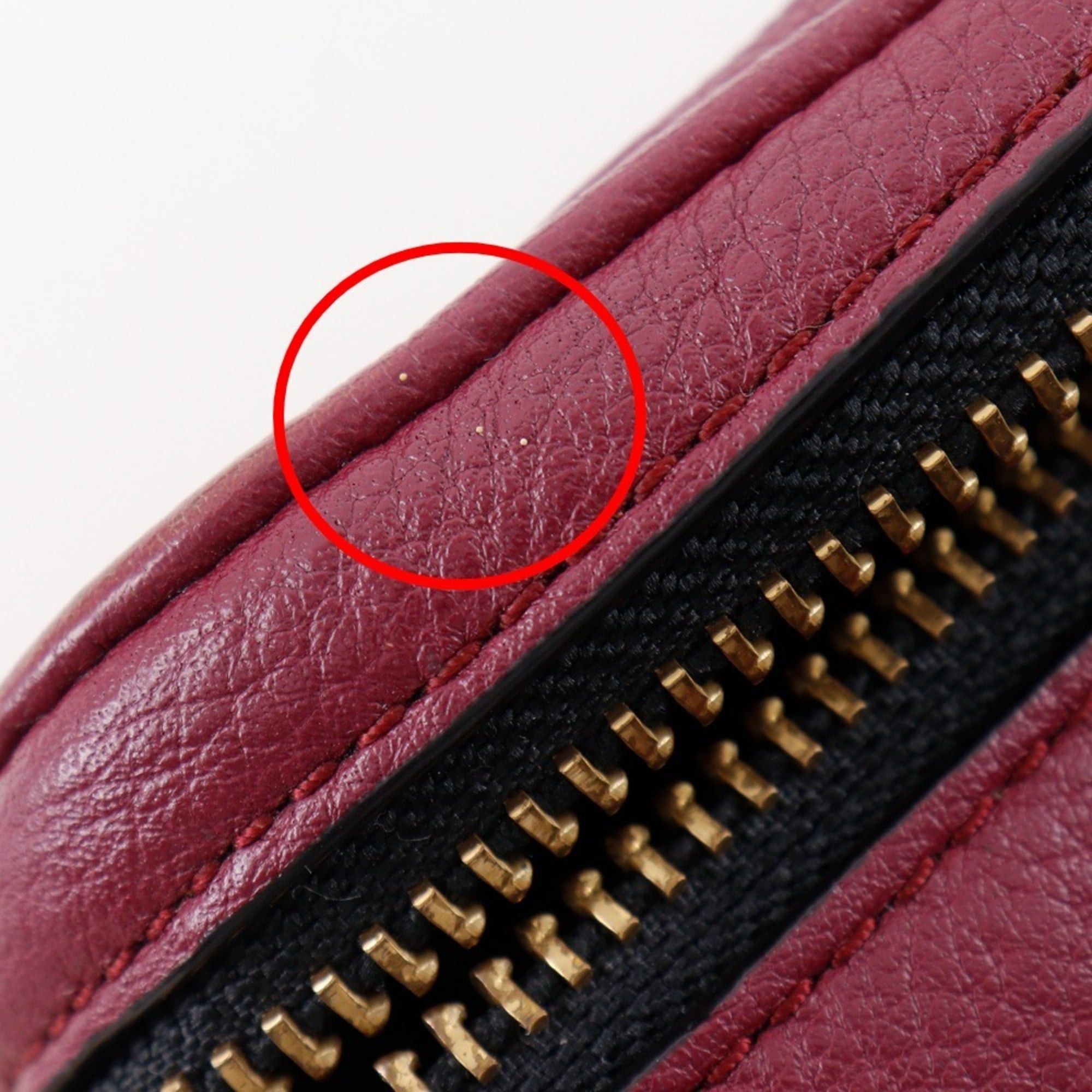 Marc by Marc Jacobs Marc by Marc Jacobs Marc by Jacobs Soft Shot Shoulder Bag M0014591 Leather Red Women's Size ONE SIZE - 11 Thumbnail