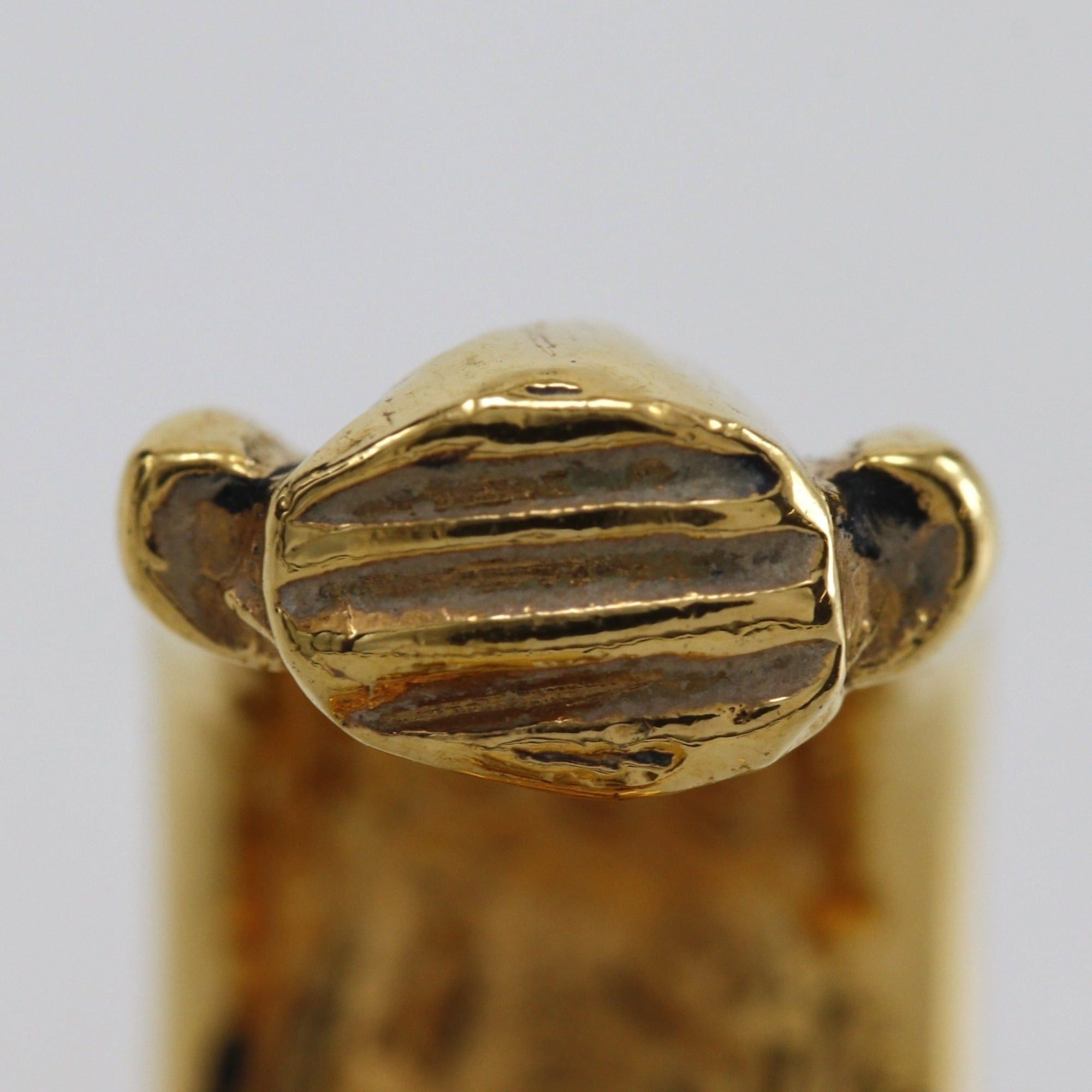 Chanel Chanel loop earrings, vintage, gold plated, approximately 10.1g, women's. Size ONE SIZE - 5 Thumbnail