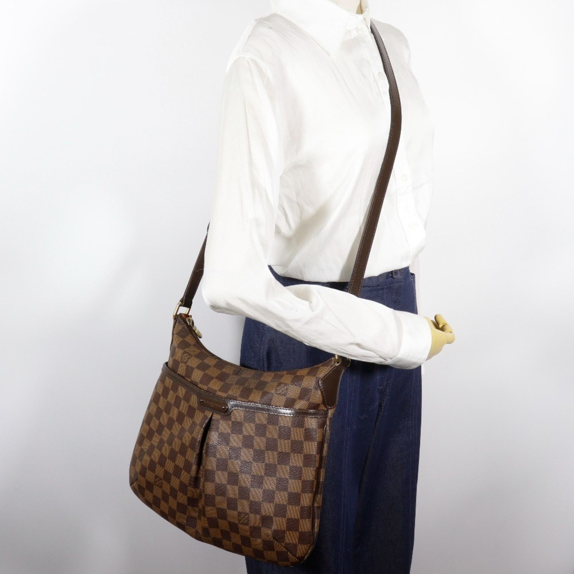 Louis Vuitton Louis Vuitton Bloomsbury PM Shoulder Bag N42251 Damier Canvas 2012 Brown DU2132 A5 Women's Size ONE SIZE - 18 Thumbnail