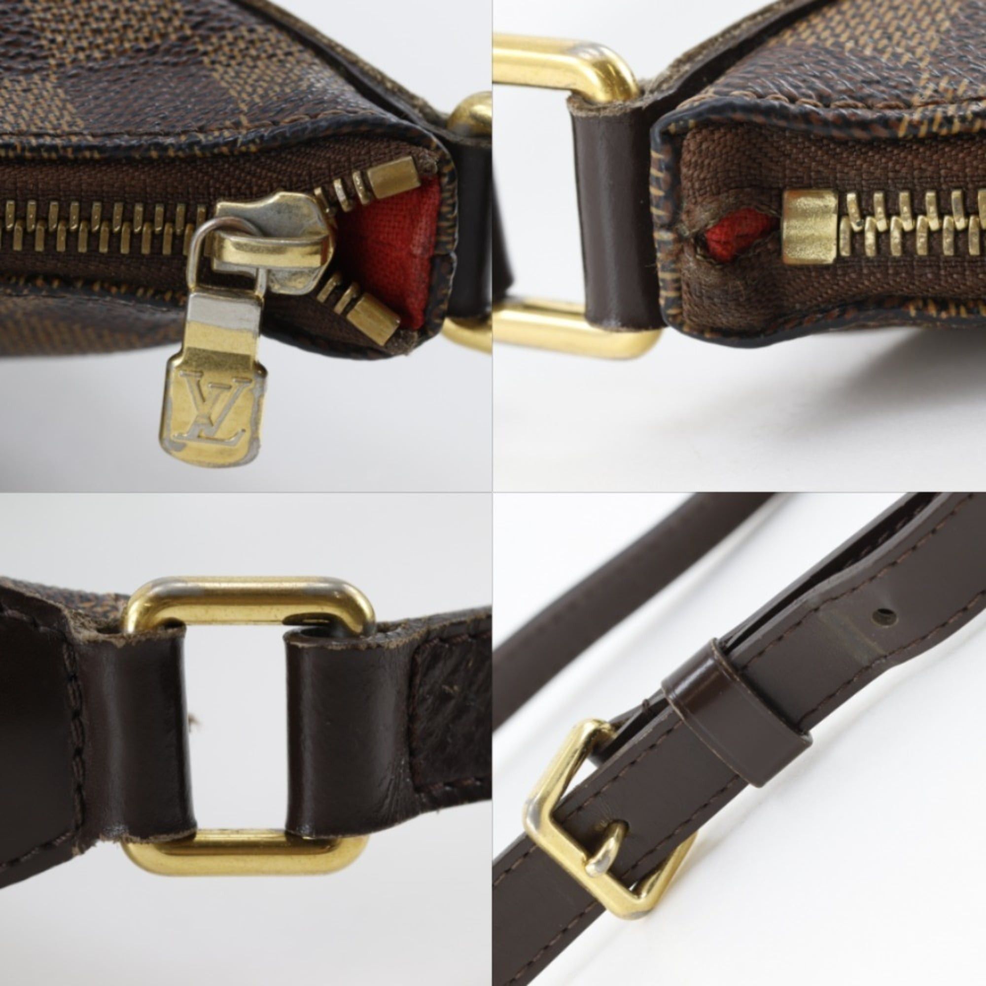 Louis Vuitton Louis Vuitton Bloomsbury PM Shoulder Bag N42251 Damier Canvas 2012 Brown DU2132 A5 Women's Size ONE SIZE - 11 Thumbnail