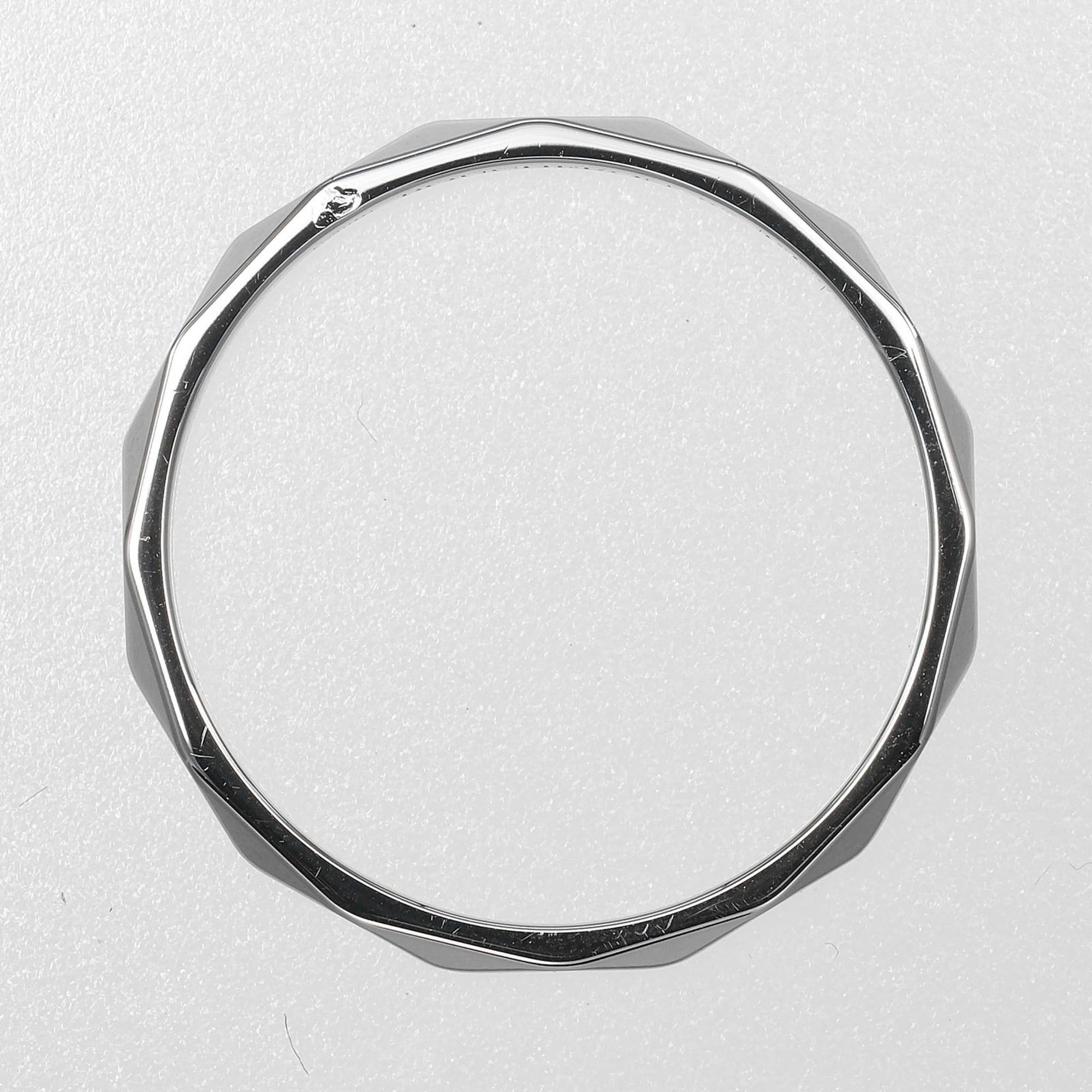 Other Boucheron Facet Small Ring, Size 16, Platinum 950, Approx. 2.81g Size ONE SIZE - 8 Thumbnail