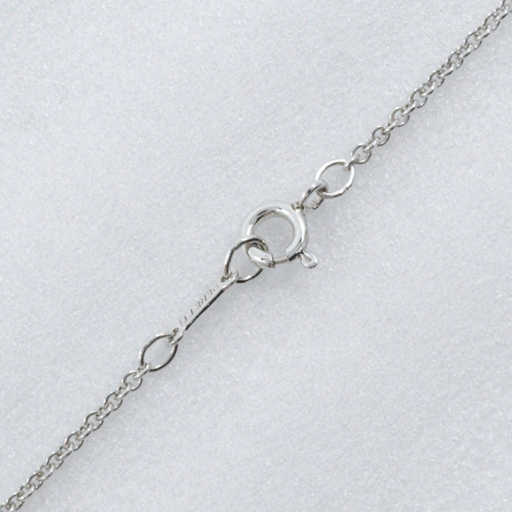 Tiffany & Co. Tiffany & Co. Open Heart Necklace, Elsa Peretti Design, Sterling Silver 925, Approx. 5g, Women's. Size ONE SIZE - 5 Thumbnail