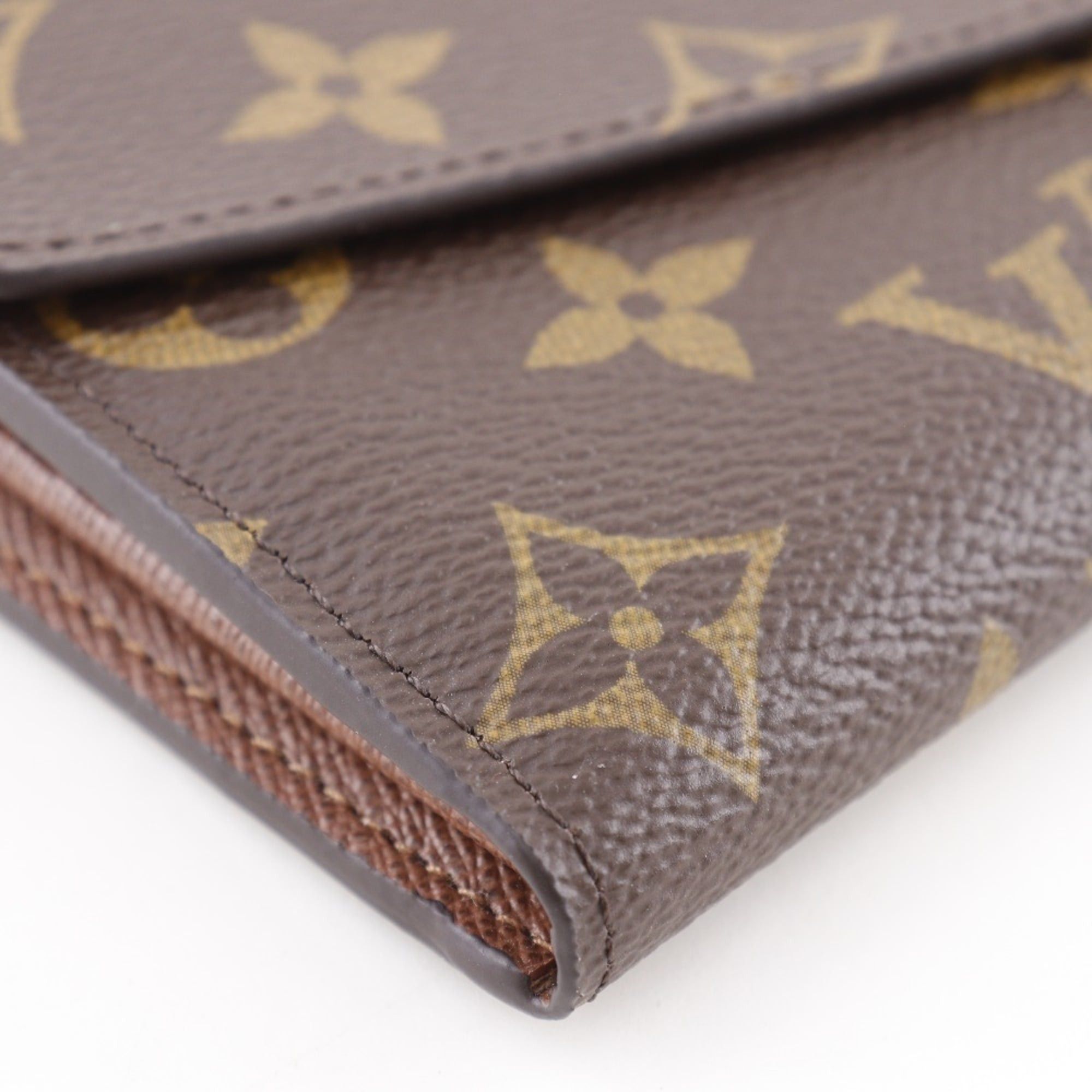 Louis Vuitton Louis Vuitton Portefeuille Sarah Long Wallet M60531 Monogram Canvas Brown Snap Button Unisex Size ONE SIZE - 4 Thumbnail