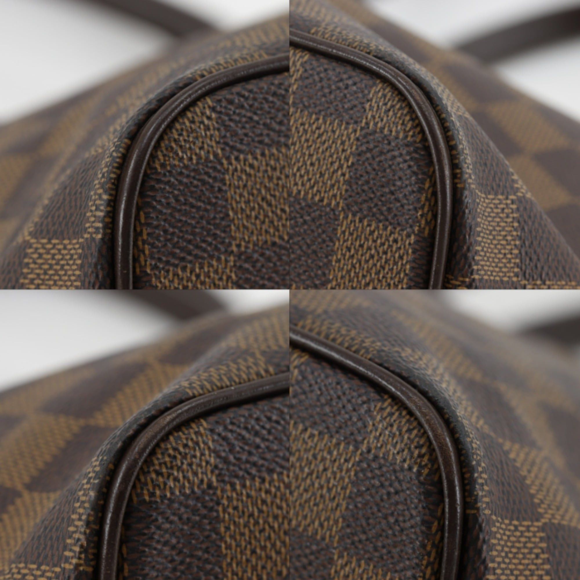 Louis Vuitton Louis Vuitton Saleya PM handbag, N51183, Damier canvas, 2008 model, brown, VI0028 A5, women's. Size ONE SIZE - 4 Thumbnail