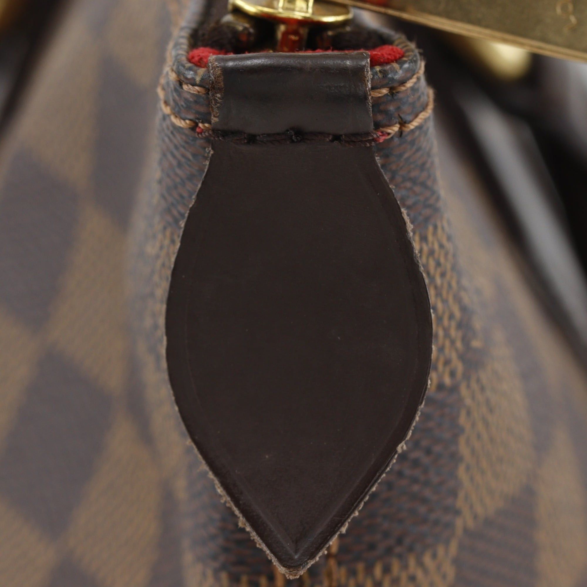 Louis Vuitton Louis Vuitton Saleya PM handbag, N51183, Damier canvas, 2008 model, brown, VI0028 A5, women's. Size ONE SIZE - 10 Thumbnail